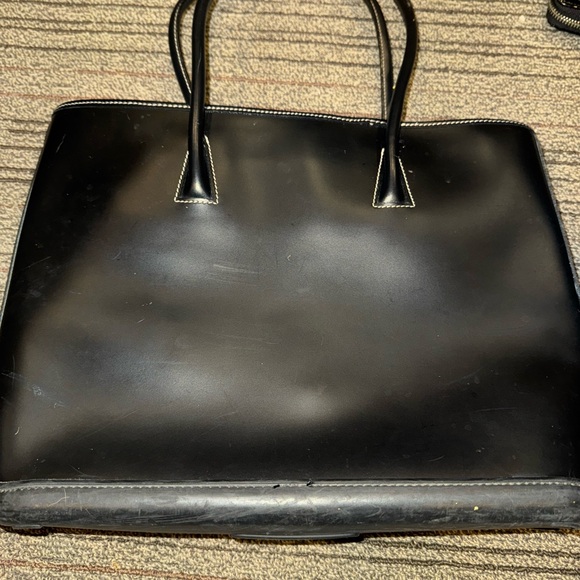 Dooney & Bourke Black Leather Bag - Picture 2 of 5